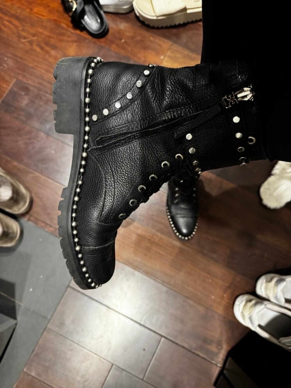 Sam Edelman Jennifer studded combat boots